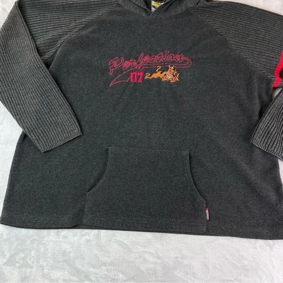 Scooby-Doo Cartoon Network 2007 Hooded Sweatshirt/Sweater Women's XL* Grey Y2k - Picture 8 of 16